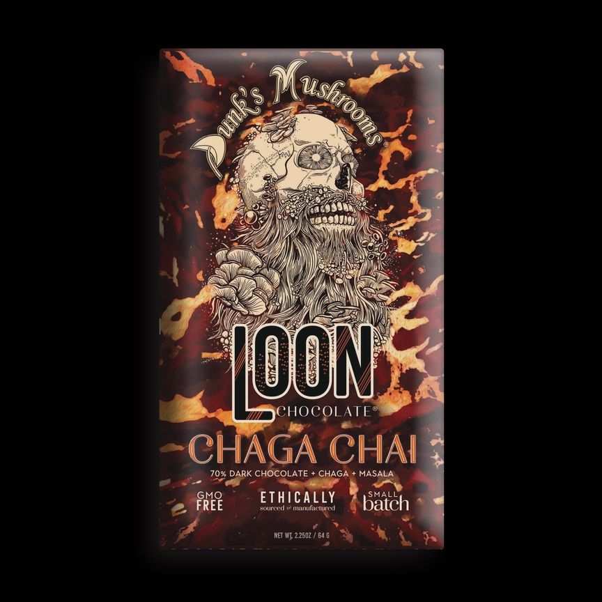 2.5oz Loon "Dark Chocolate with Chaga Chai"