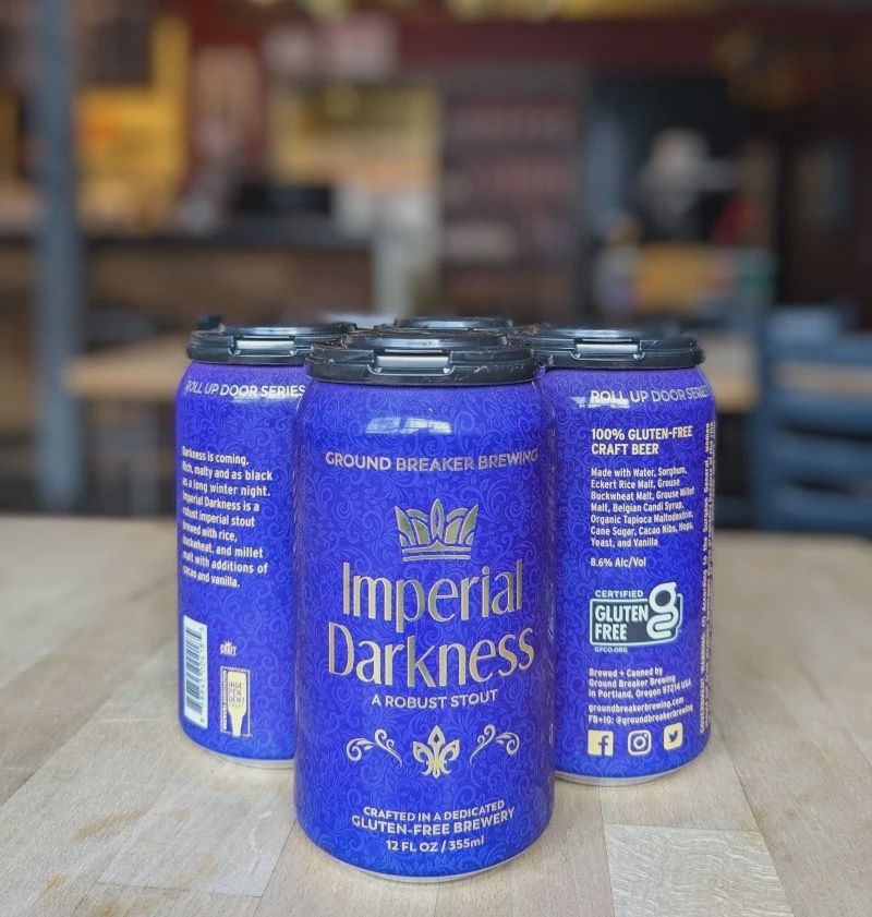 12oz-C Ground Breaker "Imperial Darkness" Stout