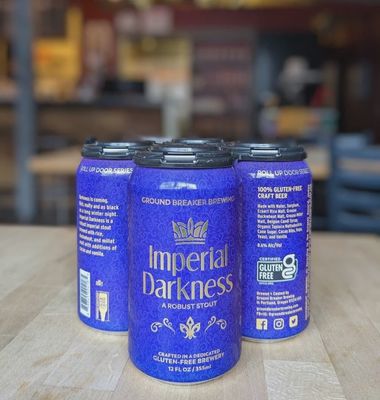 12oz-C Ground Breaker "Imperial Darkness" Stout