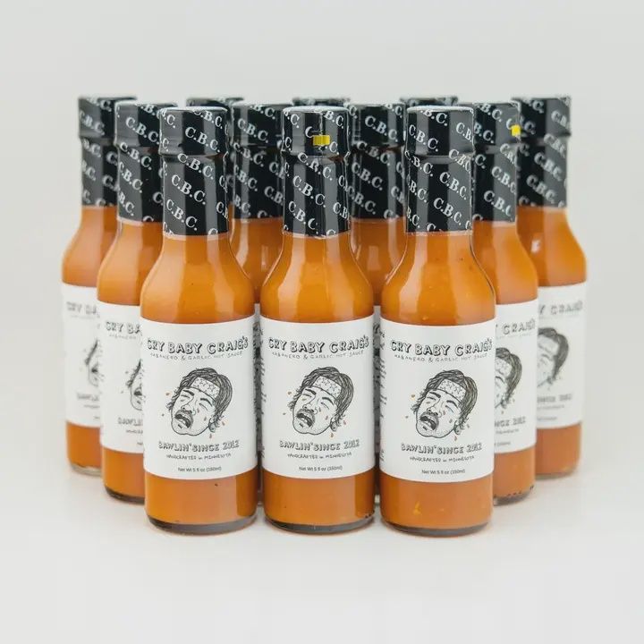 5oz Cry Baby Craig's "Pickled Habanero &amp; Garlic" Hot Sauce