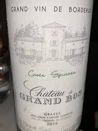 Chateau du Grand Bos Graves "Cuvee Spinoza" Blanc 750mL