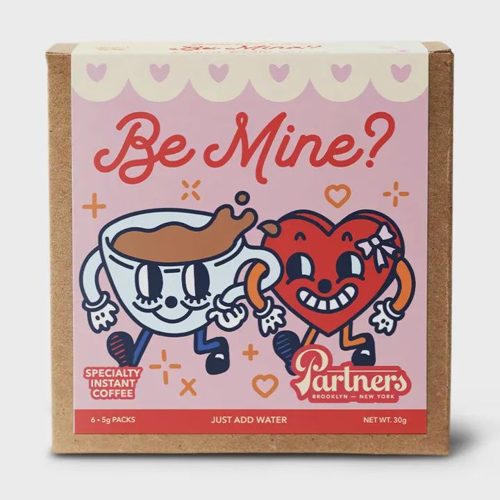 Partners Coffee Roasters "Be Mine?" Valentine's Day Specialty Instant Coffee