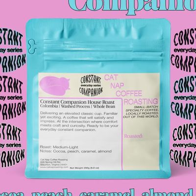 250g Cat Nap Coffee Roasting "Washed Colombia Medium Roast" Constant Companion Everyday Series