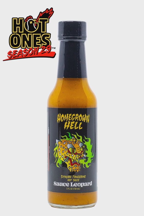 5oz Sauce Leopard 'Homegrown Hell" Sichuan Tangerine Hot Sauce