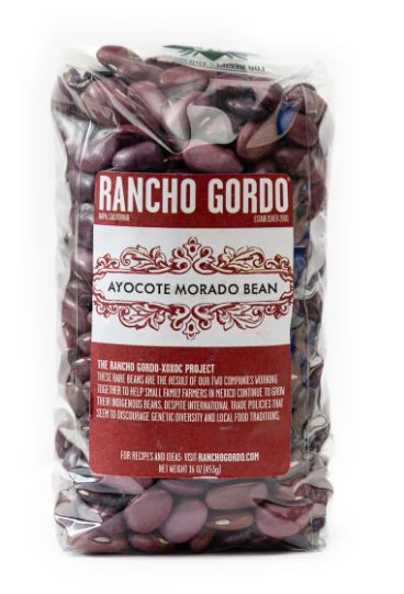 16oz Rancho Gordo "Ayocote Morado" Bean
