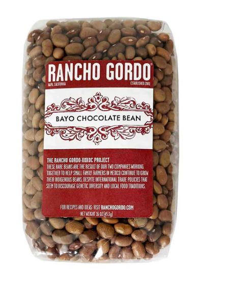 16oz Rancho Gordo "Bayo Chocolate" Bean