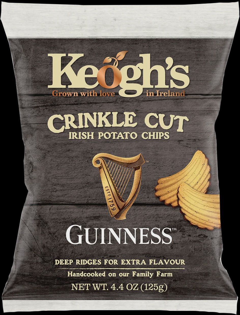 4.4oz Keogh's Irish Guinness Potato Chips