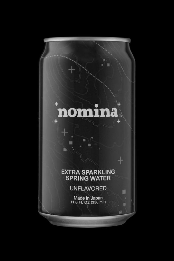 11.8oz-C nomina "Extra Sparkling Spring Water" Made in Japan