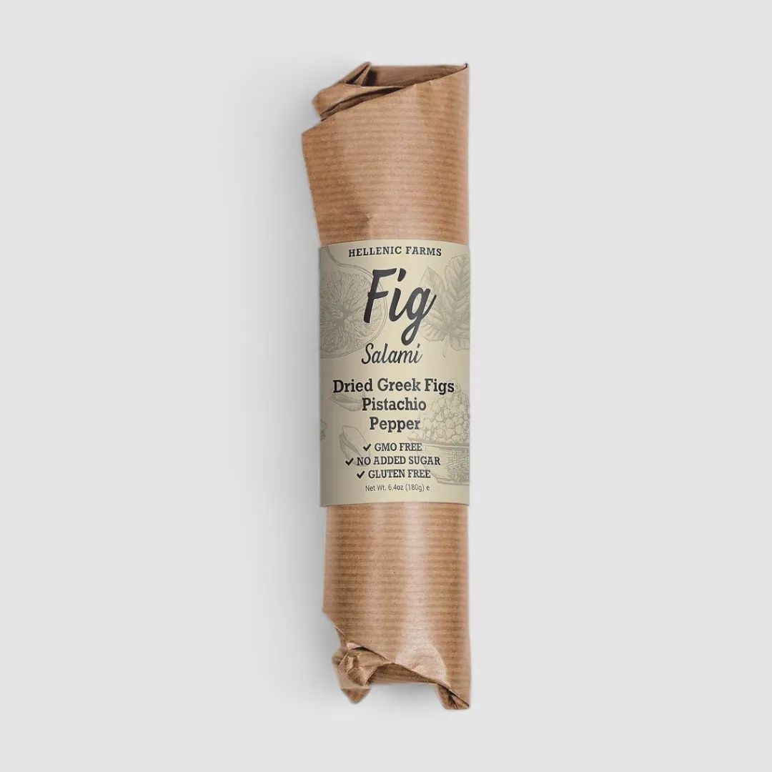6.4oz Hellenic Farms "Pistachio &amp; Pepper" Vegan Fig Salami