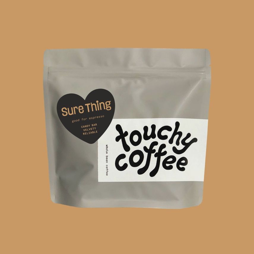 12oz Touchy Coffee "Sure Thing" Whole Bean