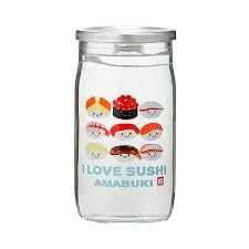 180mL-C Amabuki Shuzo "I Love Sushi" Junmai Sake