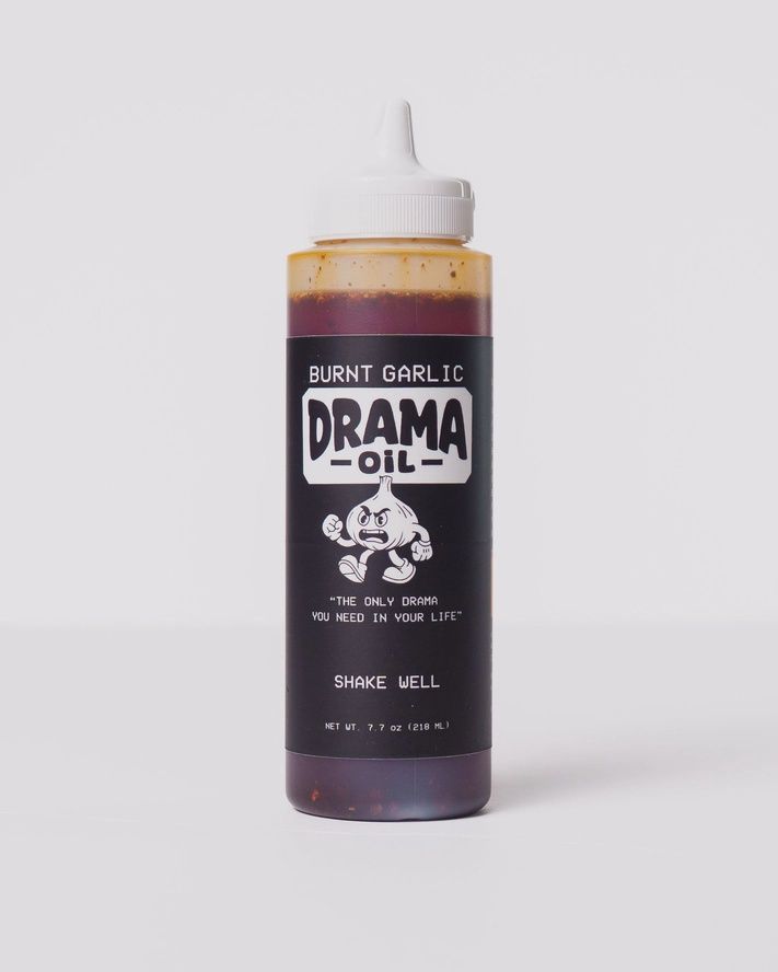 7.7oz Drama Oil "Burnt Garlic Oil"