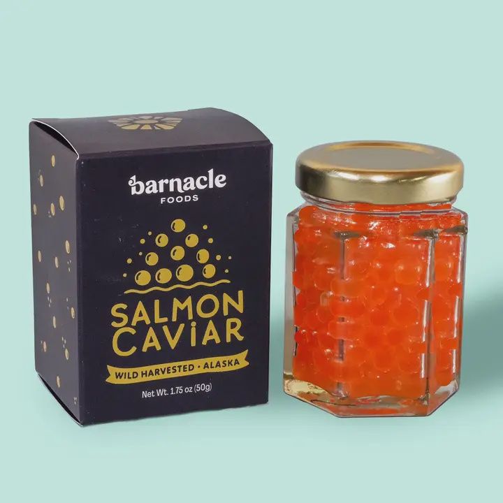1.75oz Barnacle Foods "Alaskan Salmon Caviar" (Shelf Stable)