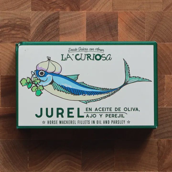 120g La Curiosa "Horse Mackerel w/ Garlic &amp; Parsley"
