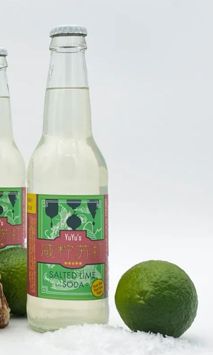 12oz-B YuYu's "Salted Lime" Soda