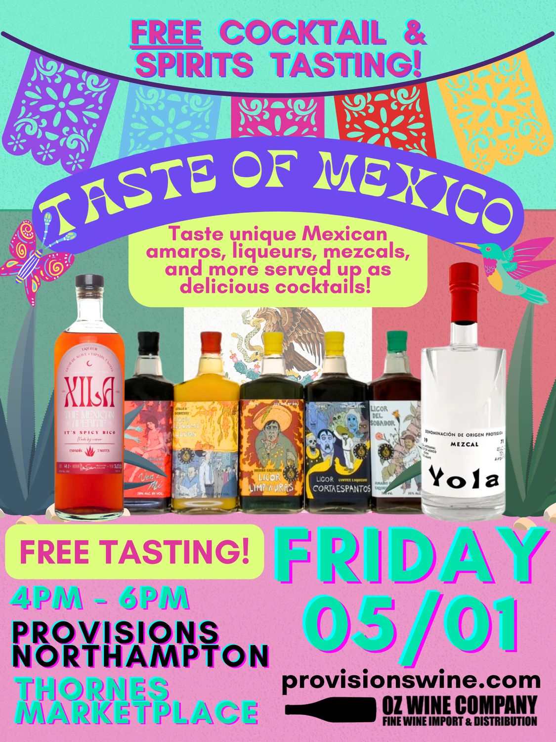 Free Tasting: Taste of Mexico Spirits Experience featuring Yola Mezcal - May 1st