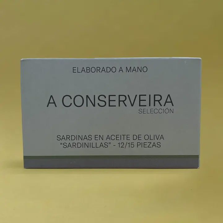 120g A Conserveira Selección "Small Sardines in Olive Oil" 12/15 Pieces