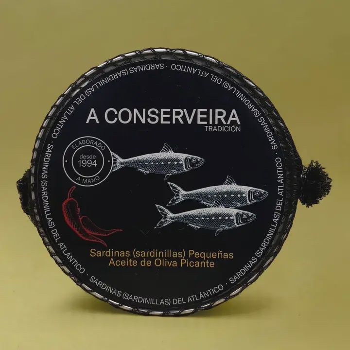 120g A Conserveira Tradición "Small Sardines in Spicy Olive Oil"