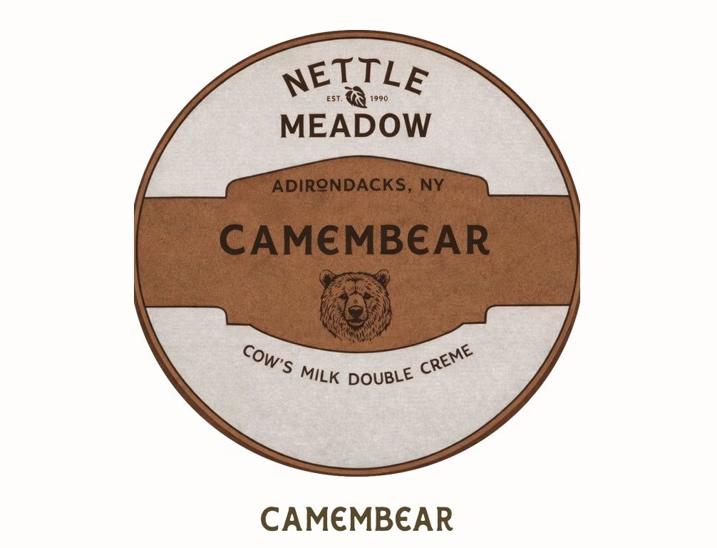 6.75oz Nettle Meadow "Camembear"