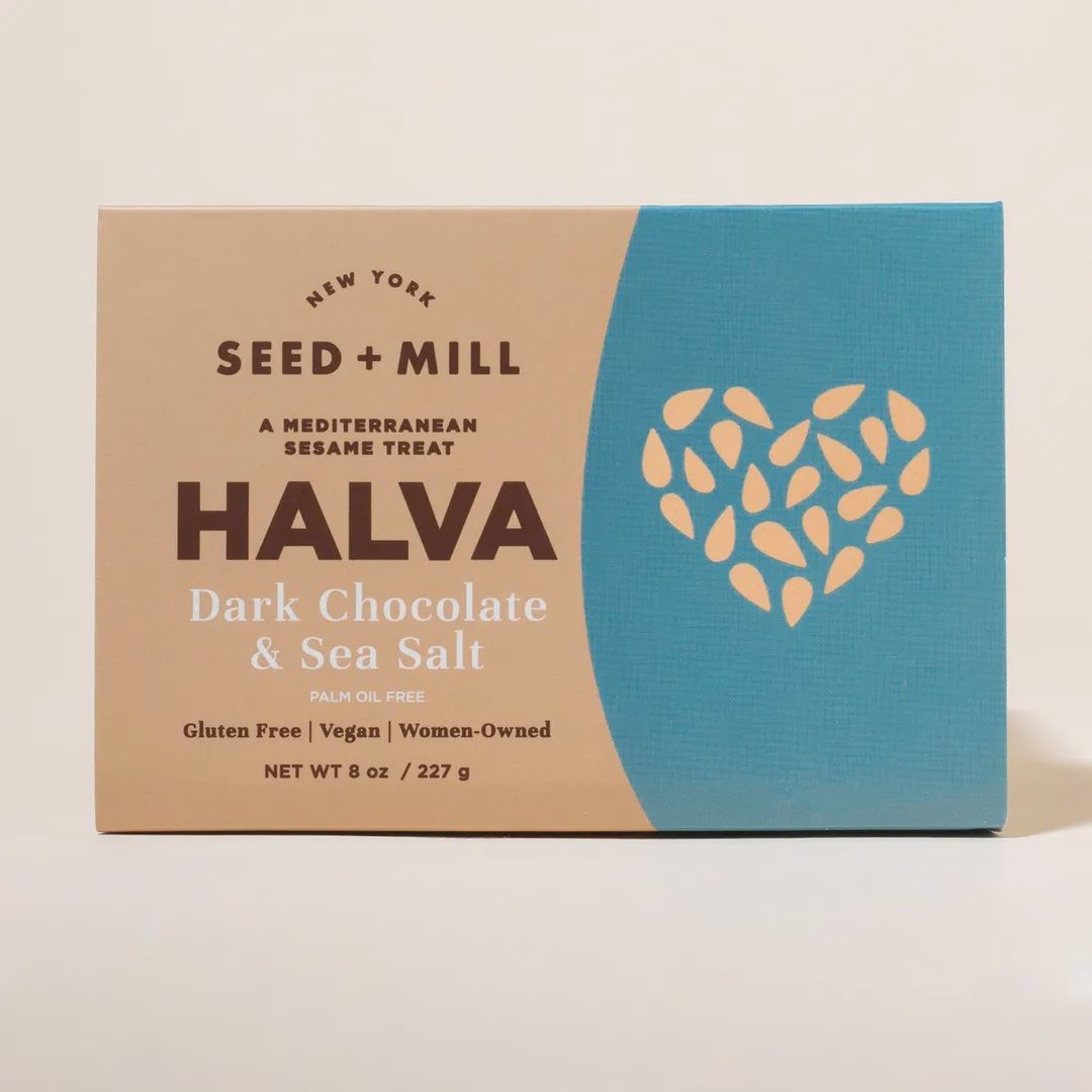 227g Seed + Mill "Sea Salt Dark Chocolate Halva" Kosher Sesame Candy