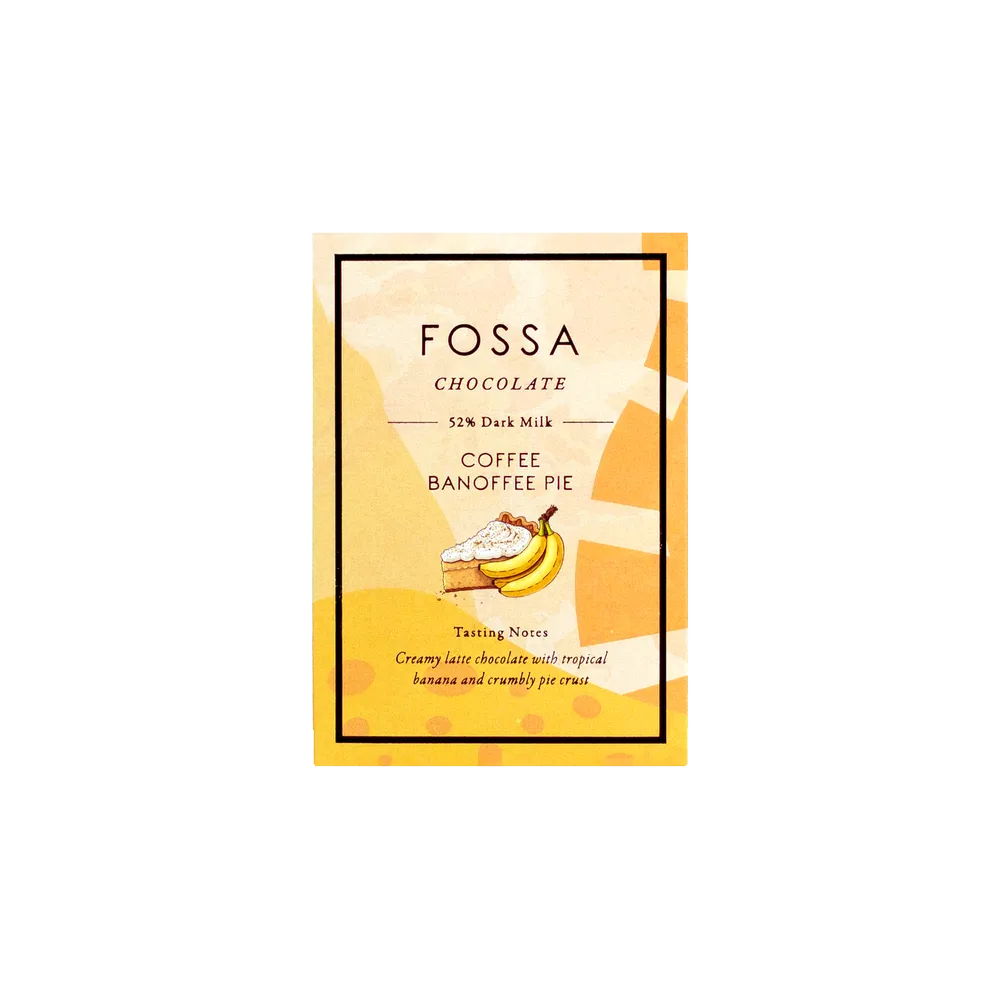 50g Fossa "Coffee Banoffee Pie" Chocolate Bar