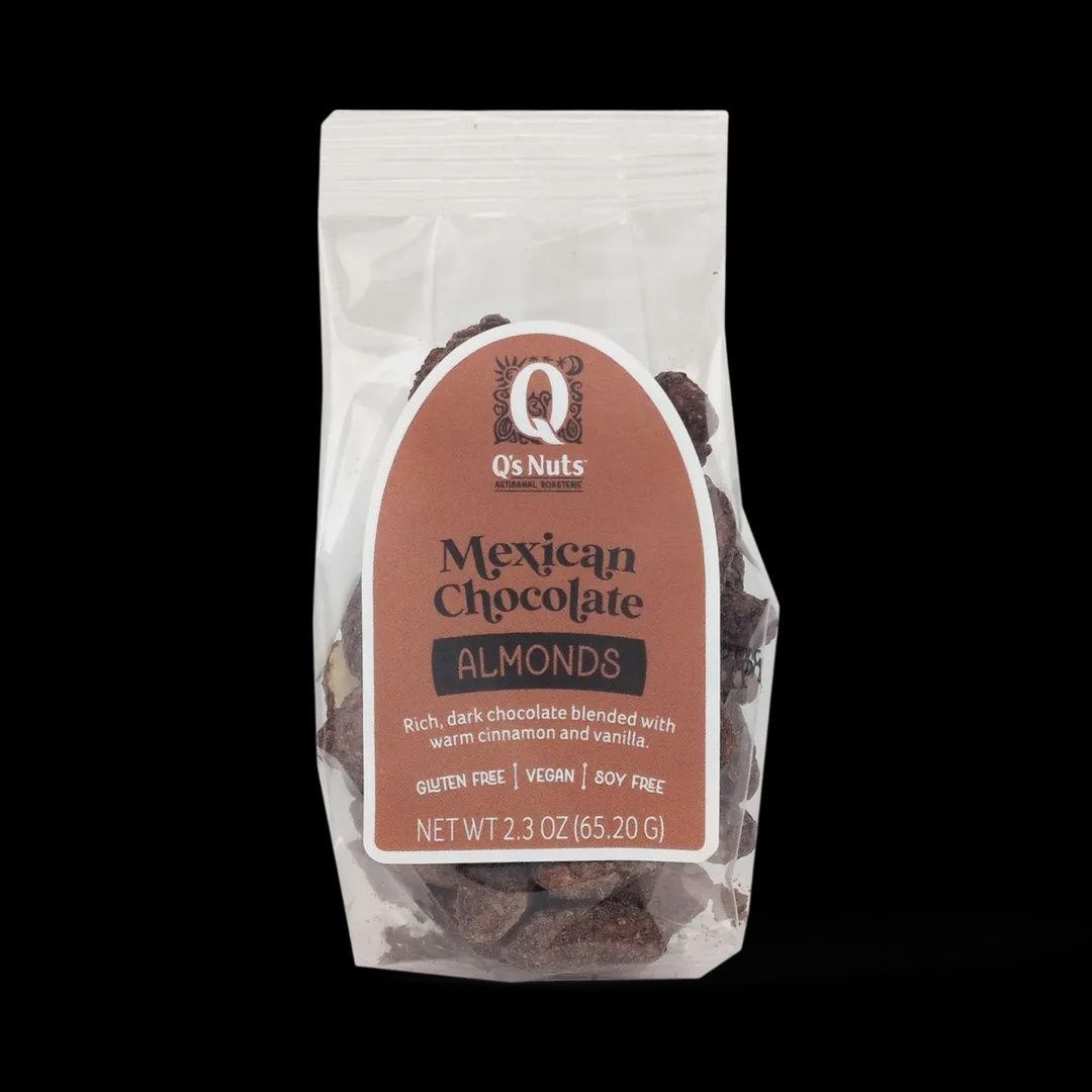 2.3oz Q's Nuts "Mexican Chocolate Almond"