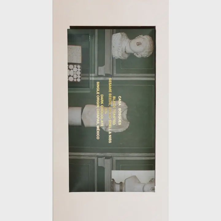 60g Casa Bosques "Black Toasted Sesame, Cacao Shell and Nib" Chocolate Bar