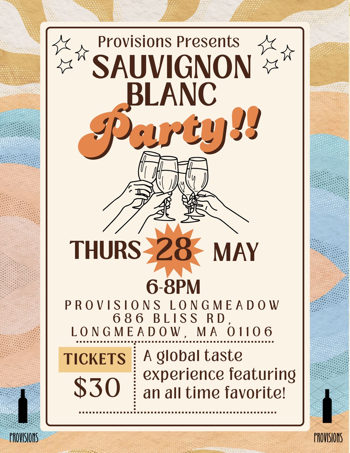 Class Ticket: Sauvignon Blanc Party! A Global Tasting Experience - May 28th