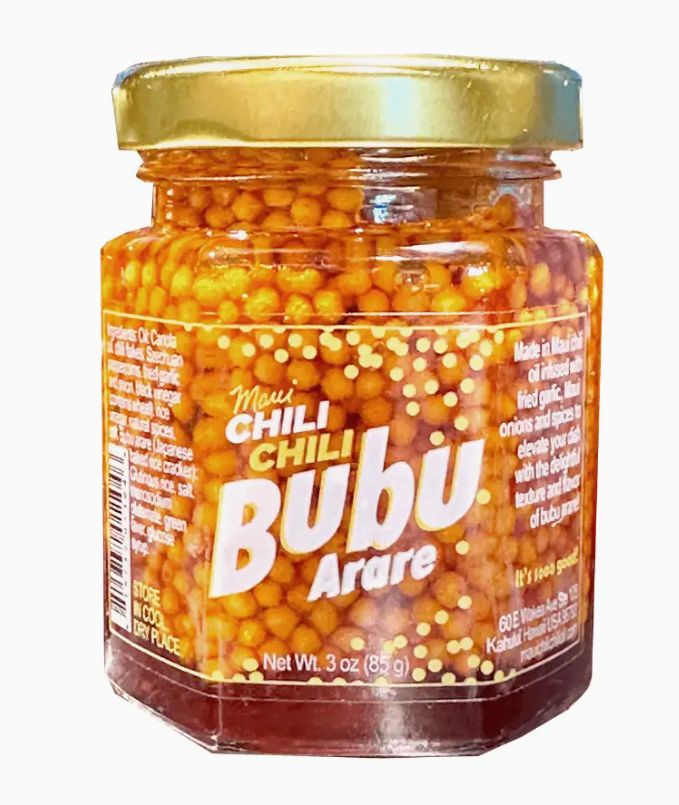 3oz Maui Chili Chili Oil "Bubu Arare Chili Oil"