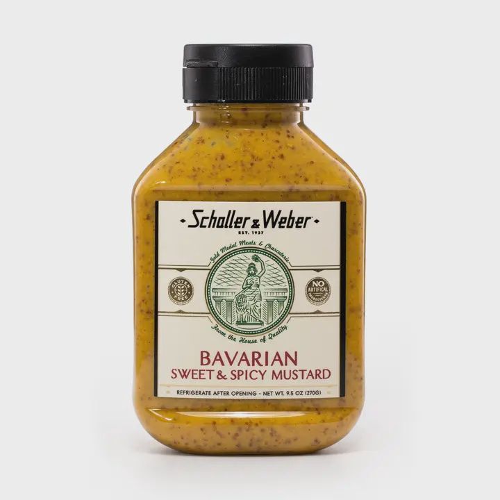 9.5oz Schaller &amp; Weber "Bavarian Sweet &amp; Spicy Mustard"