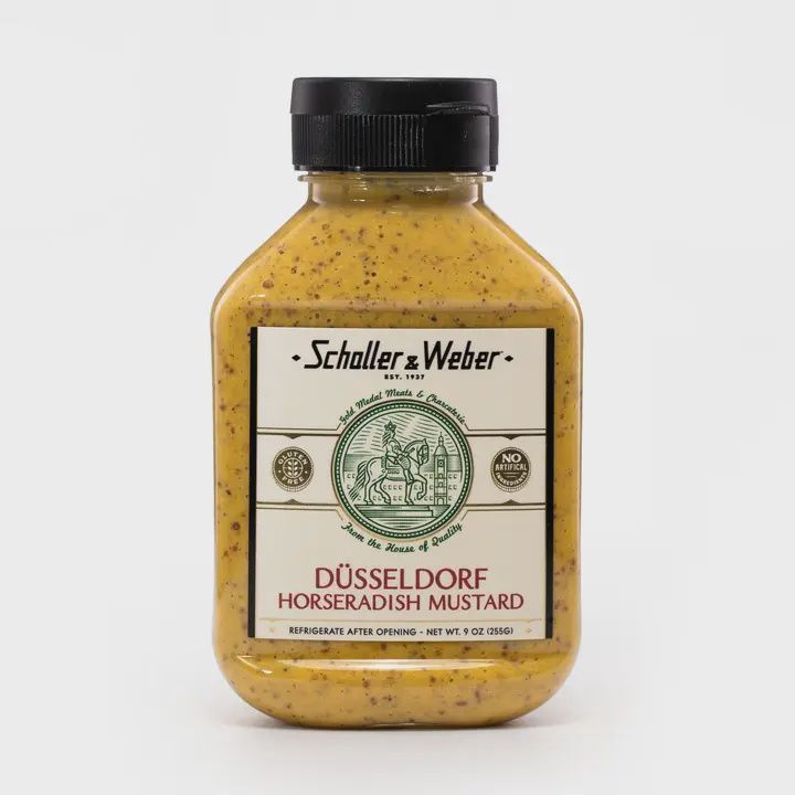 9oz Schaller &amp; Weber "Dusseldorf Horseradish Mustard"