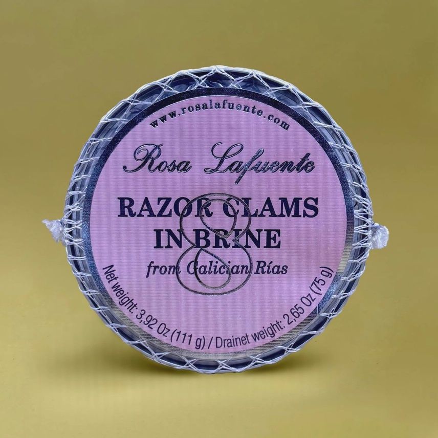 120g Rosa Lafuente "Razor Clams in Brine"