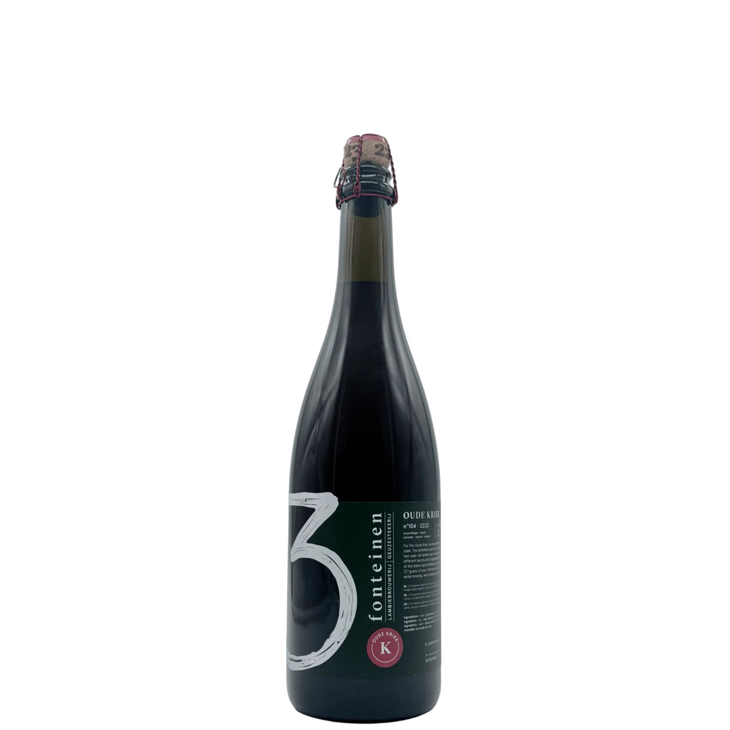 375mL Drie Fonteinen "Oude Kriek" (Pre-Order)