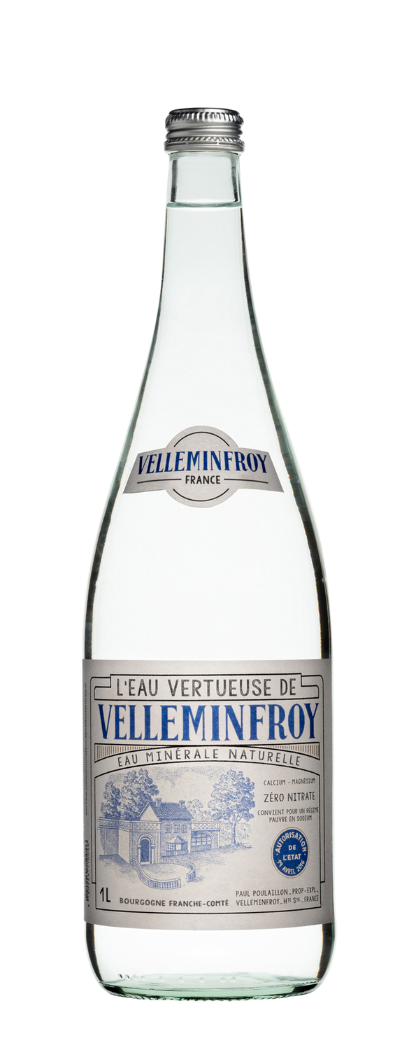 1ℓ Velleminfroy "Vintage Label" Natural Mineral Water