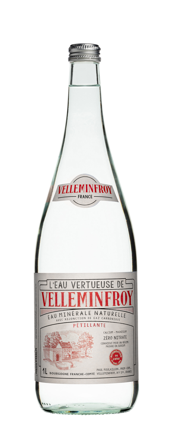 1l-B Velleminfroy "Vintage Label" Carbonated Water
