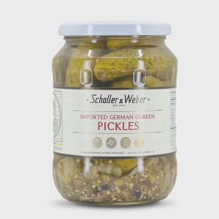 24.3oz Schaller &amp; Weber "Imported German Gurken Pickles"