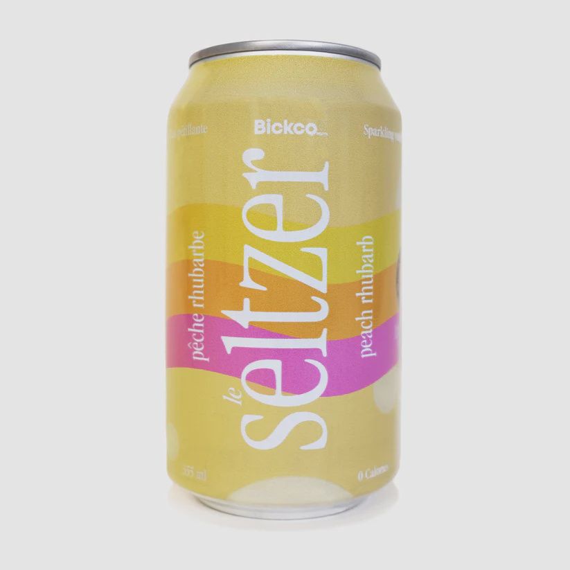 12oz-C Le Seltzer "Peach Rhubarb" Sparkling Water