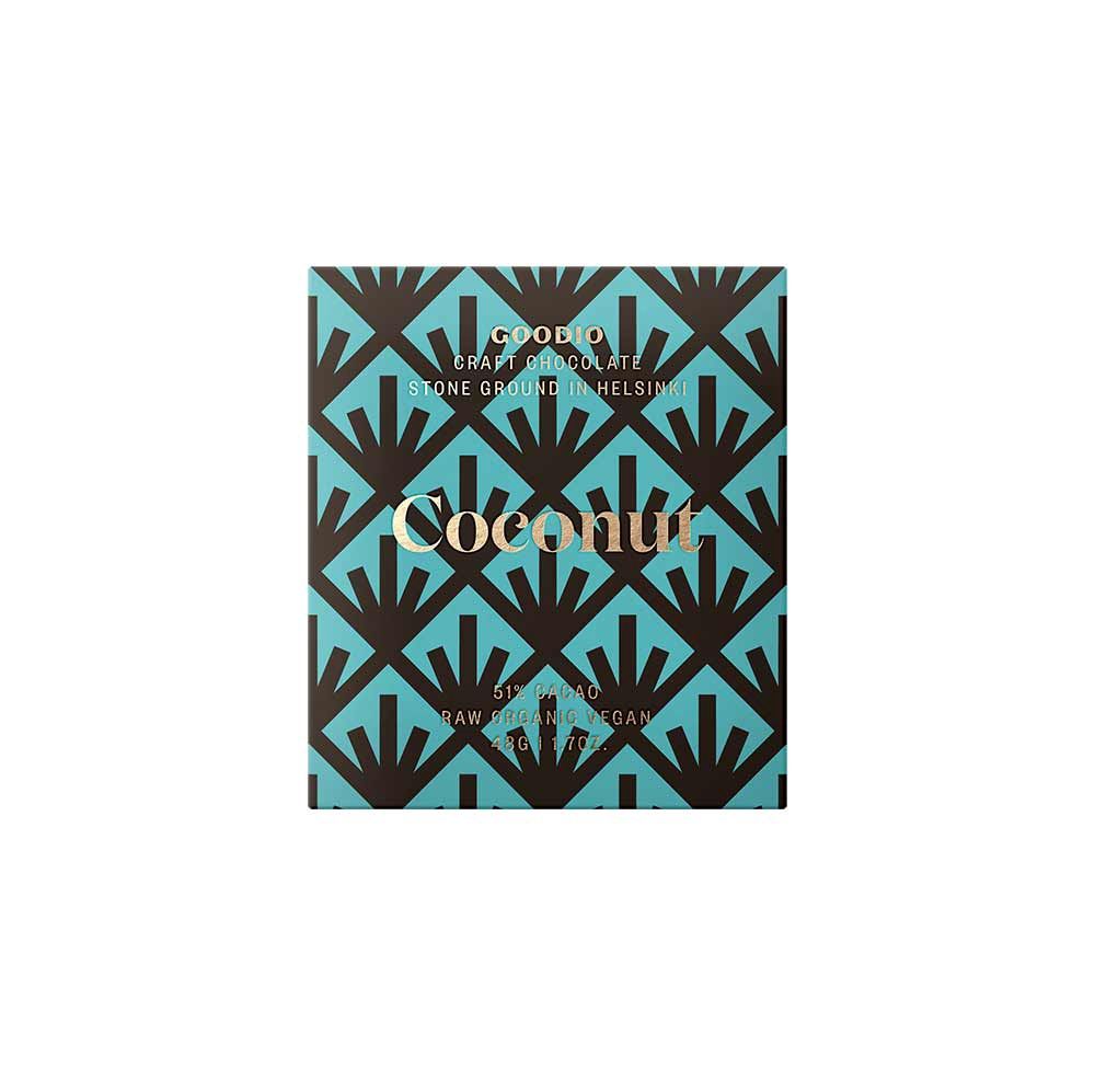 48g Goodio "Coconut 51%" Chocolate Bar