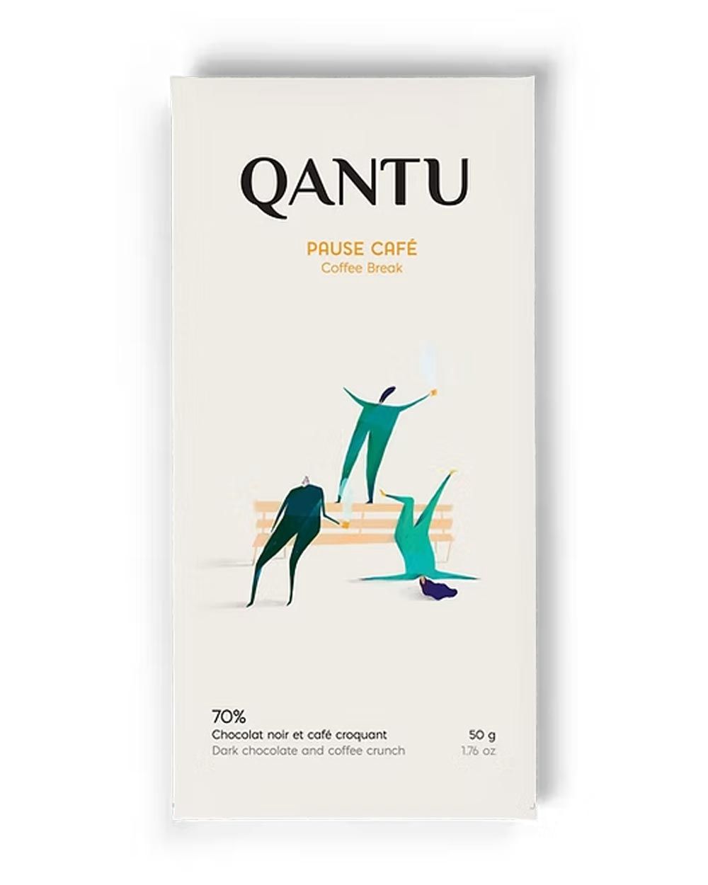 50g Qantu "Pause Café 70%" Chocolate Bar