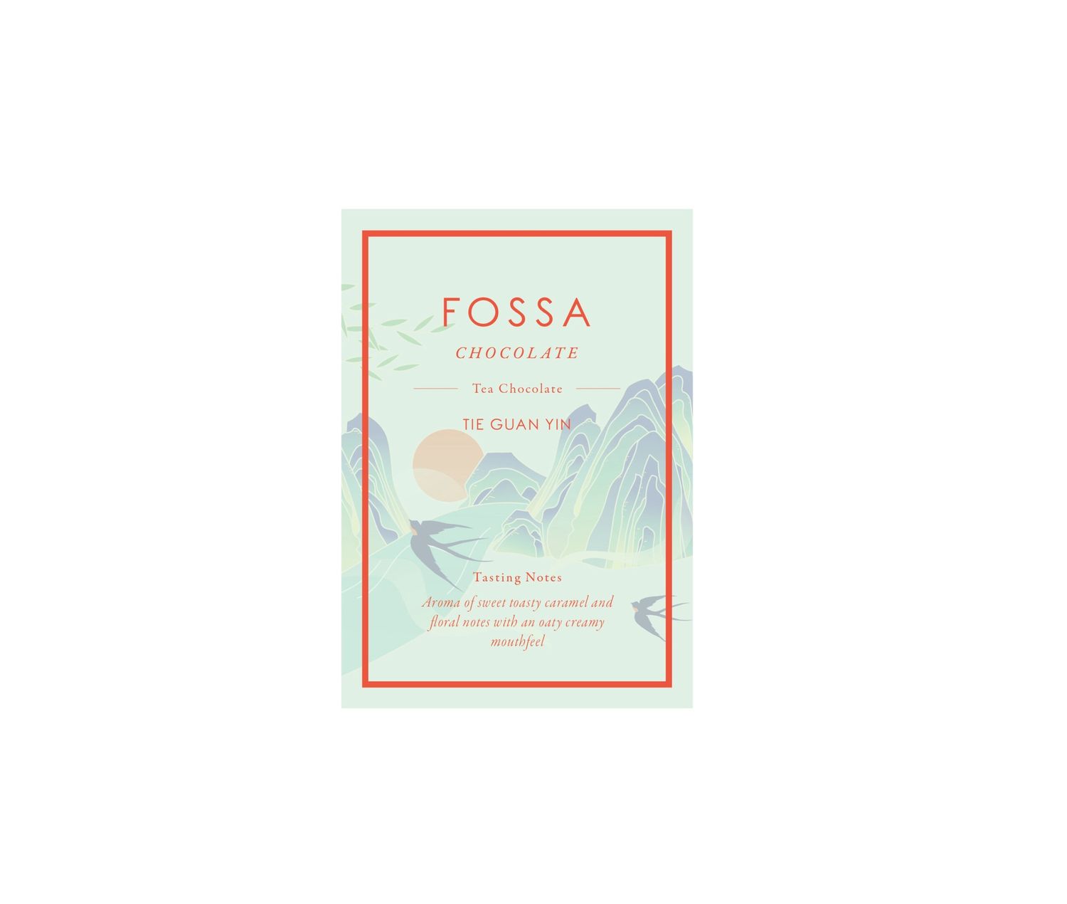 50g Fossa "Tie Guan Yin Tea Chocolate (Limited Edition)" Chocolate Bar