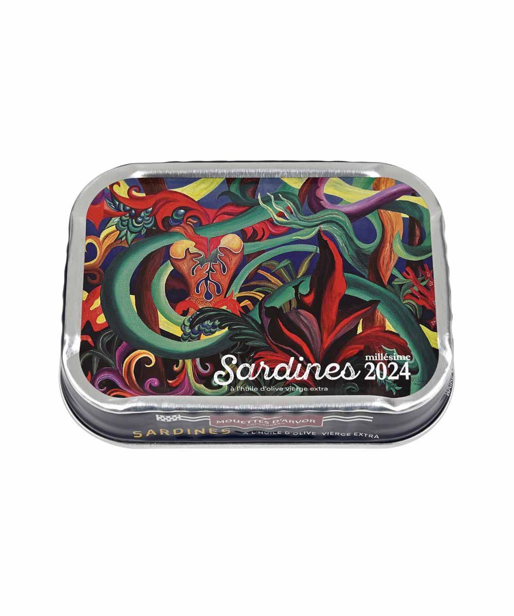 115g Les Mouettes d'Arvor "Sardines Vintage Ville Bleue 2024"
