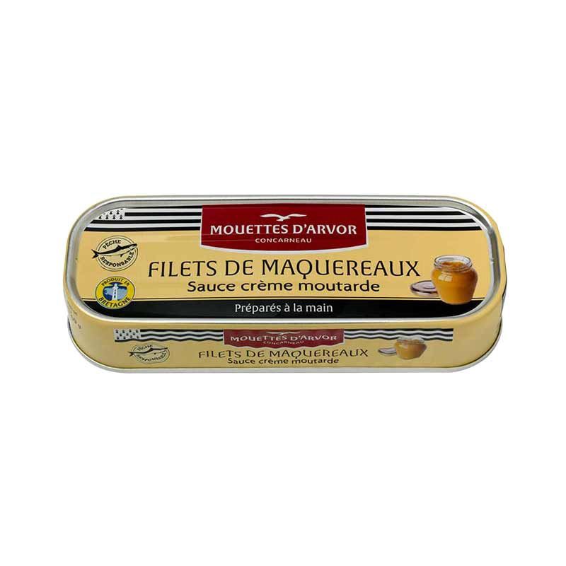 169g Mouettes D'Arvor "Mackerel in Mustard &amp; Crème Fraiche"