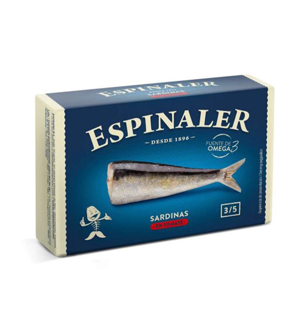 125g Espinaler "Sardines in Tomato Sauce 3/5" Classic Line