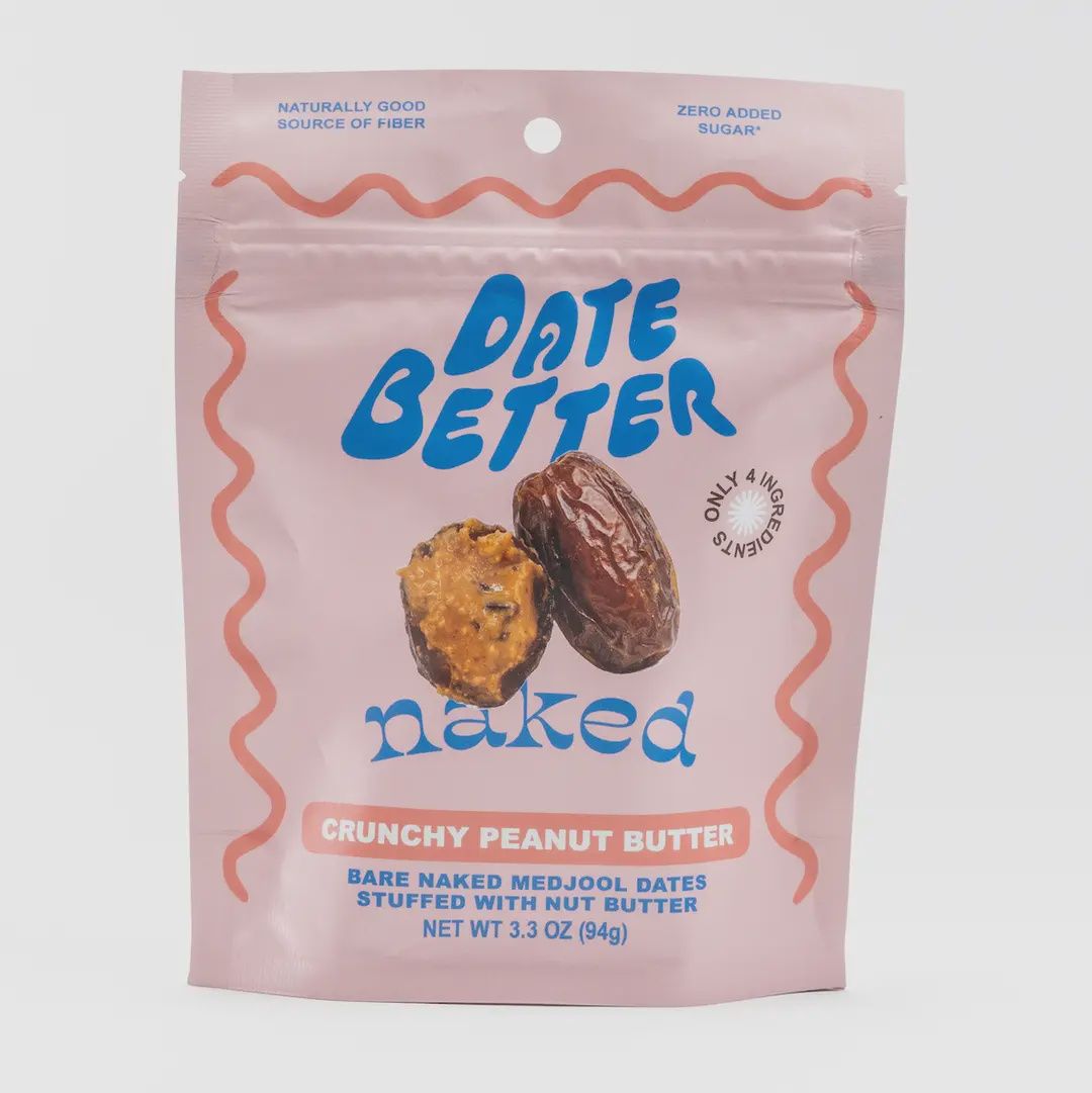 3.3oz Date Better "Naked Dates" Peanut Butter Crunch