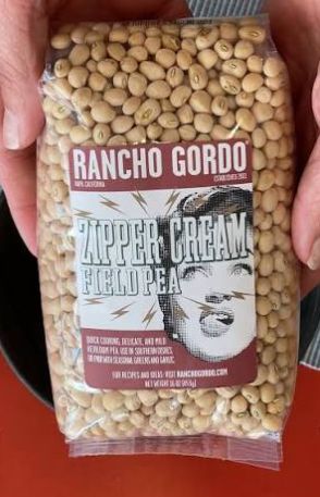 16 oz Rancho Gordo "Zipper Cream Field Pea"