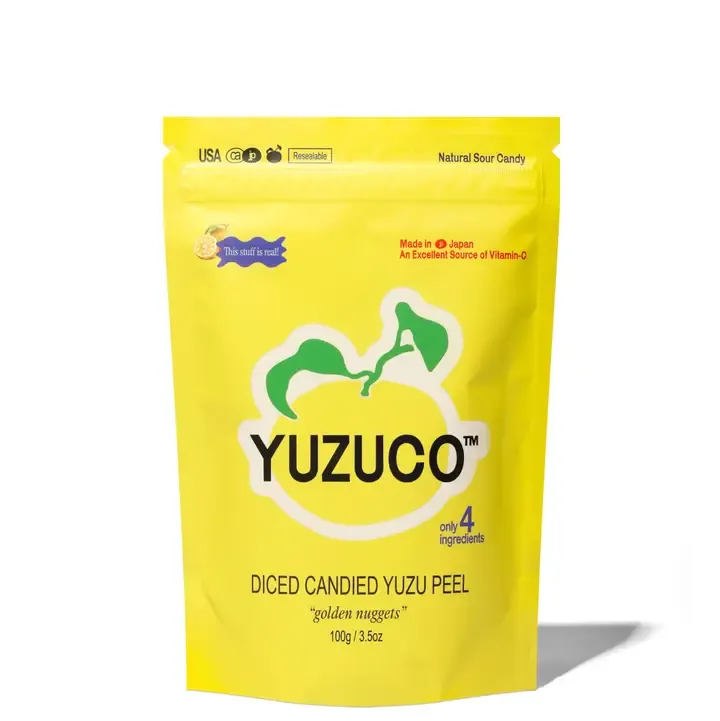 3.5oz YUZUCO "Diced Candied Yuzu Peel" Snack
