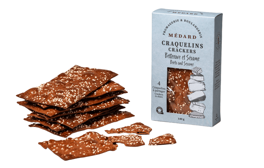 100g Medard Craquelins "Beet &amp; Sesame Crackers"