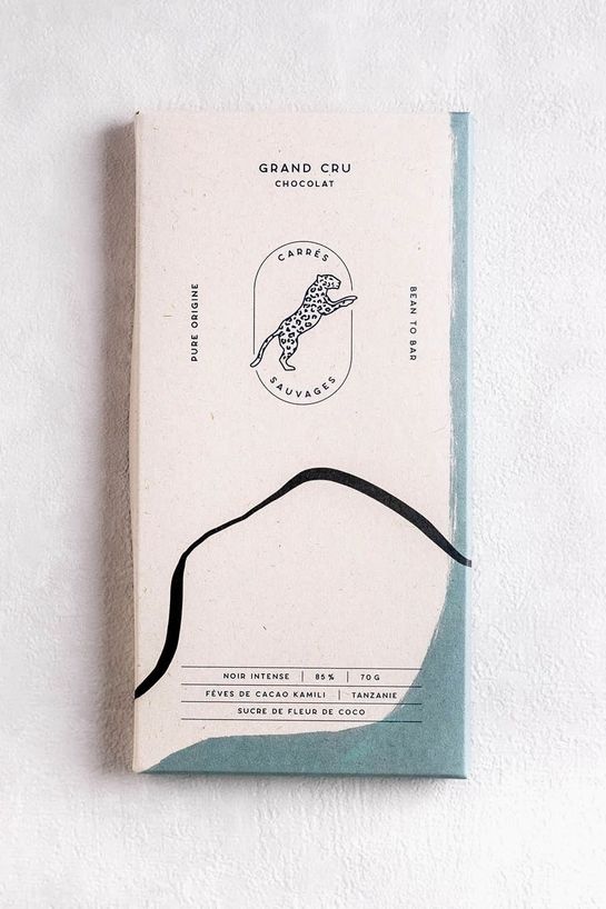 2.47oz Carrés Sauvages "Grand Cru - Dark Chocolate"