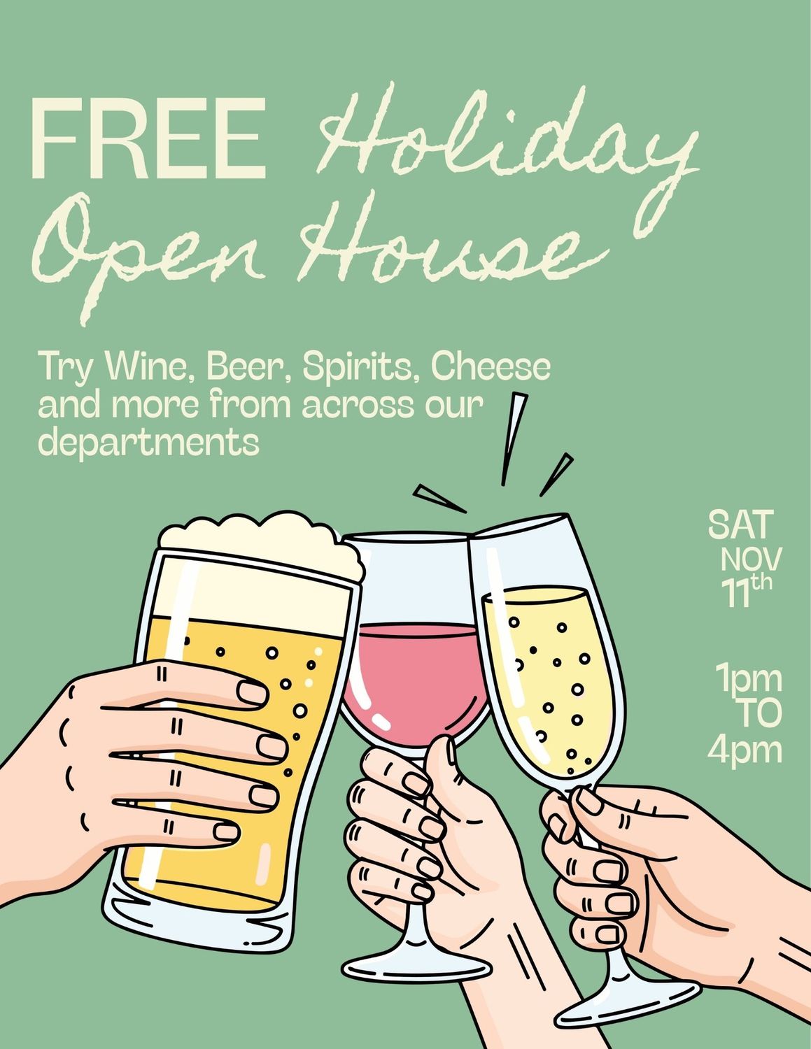 FREE Holiday Open House - Amherst 11/7