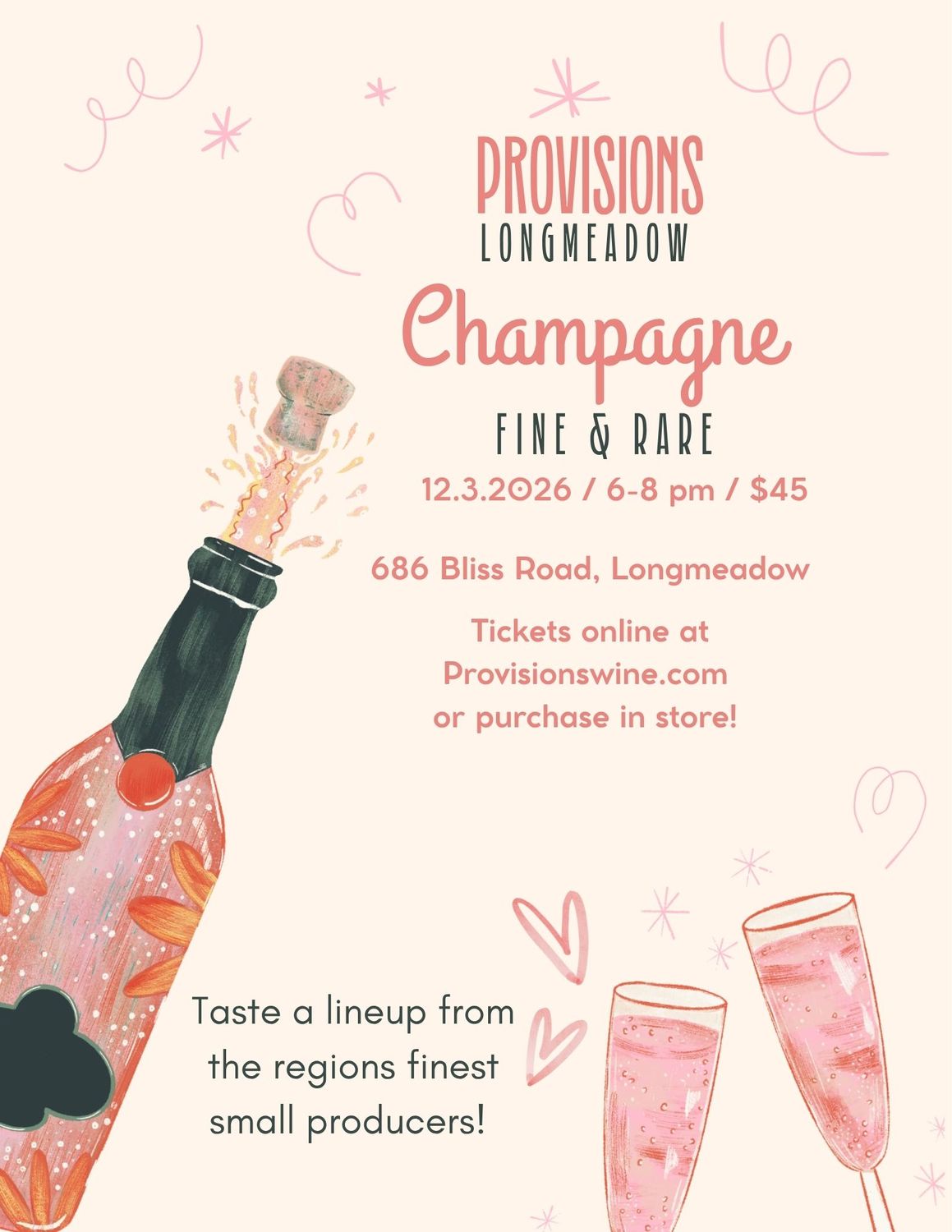 Longmeadow Champagne Fine &amp; Rare 12.3